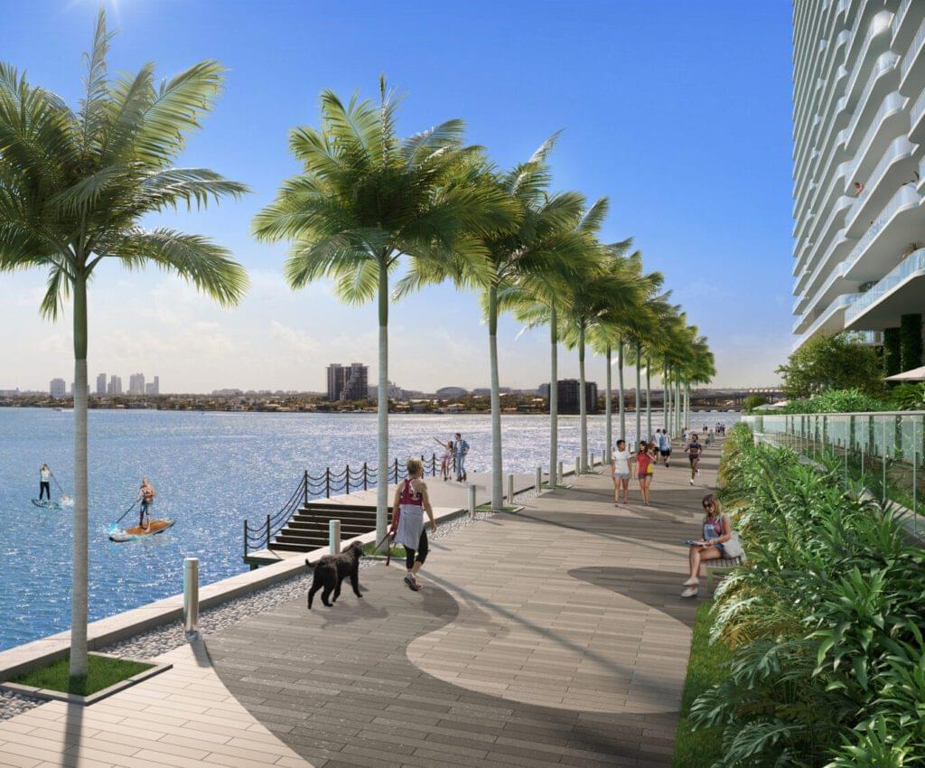 Luxury waterfront condos at Aria residential